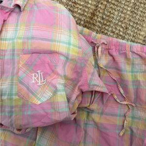 Ralph Lauren Multicolor Plaid Women's Pajama Set
